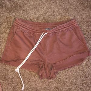 women’s loungewear tie shorts